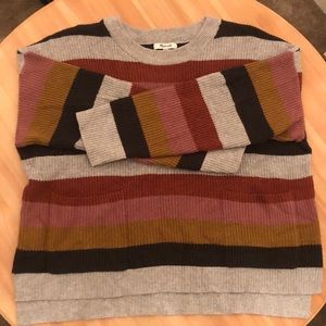 Madewell Striped Sweater with pockets!